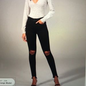 Abercrombie high waist skinny jeans